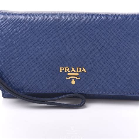 prada saffiano metal bluette wallet|prada saffiano wallet men's.